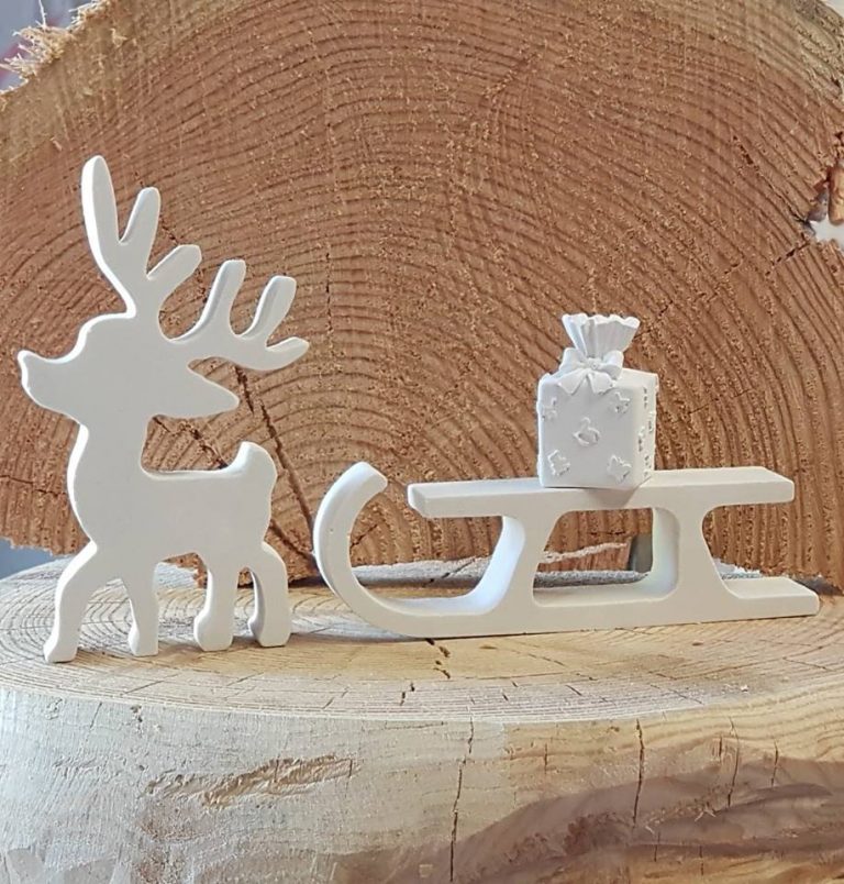 Weihnachts Elch Silikonform - Rentier Kerzenleuchter Gießform Für Harz & Deko