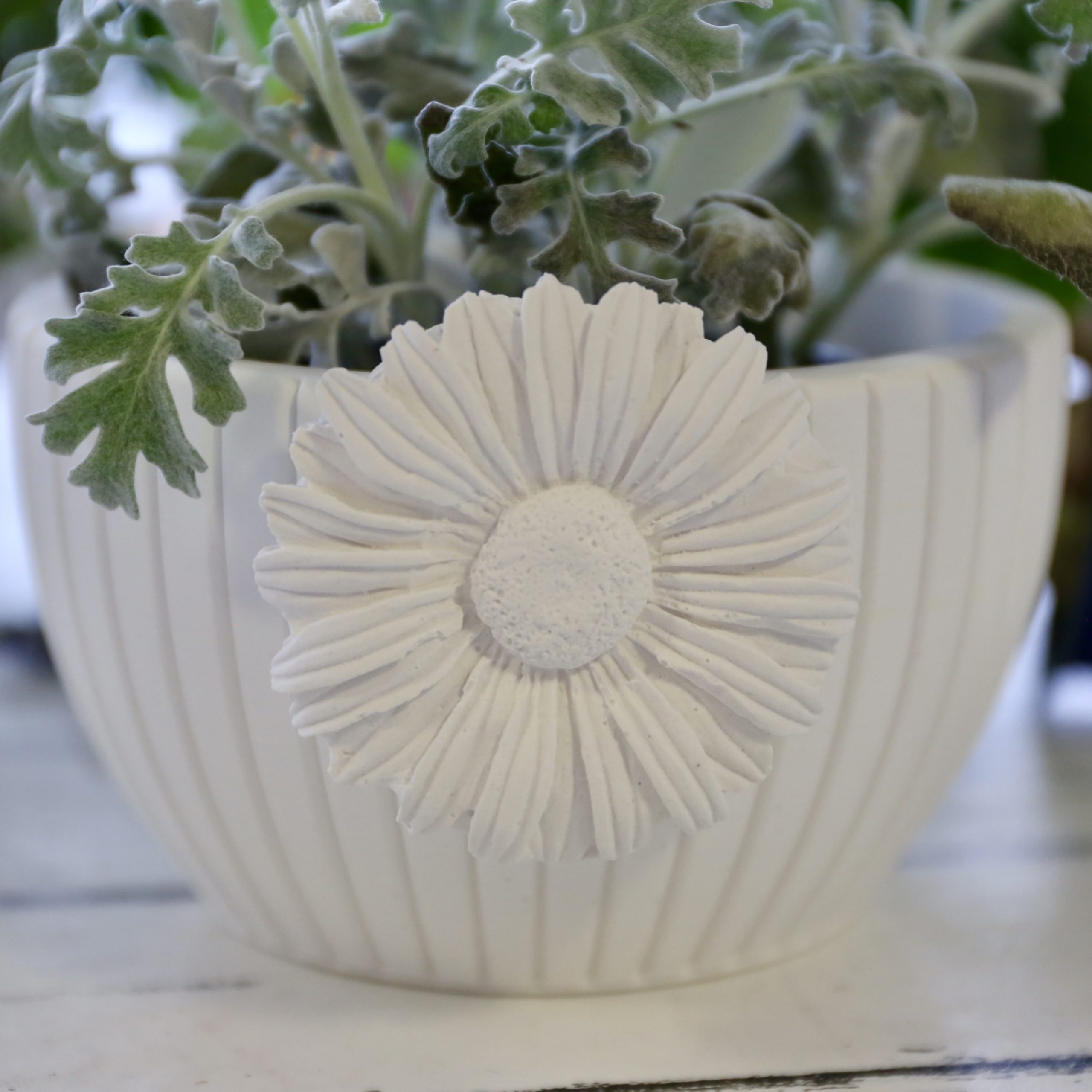 *Silikon-Gießform - Margerite - Blüte - aufgeblüht* – Bild 3