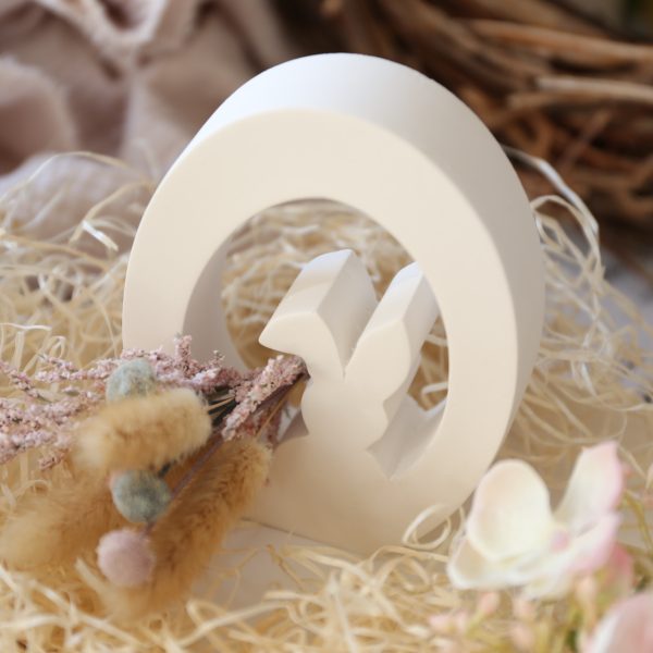 *Silikon-Gießform - Hase im Ei - Osterei in 2 Größen* – Bild 9