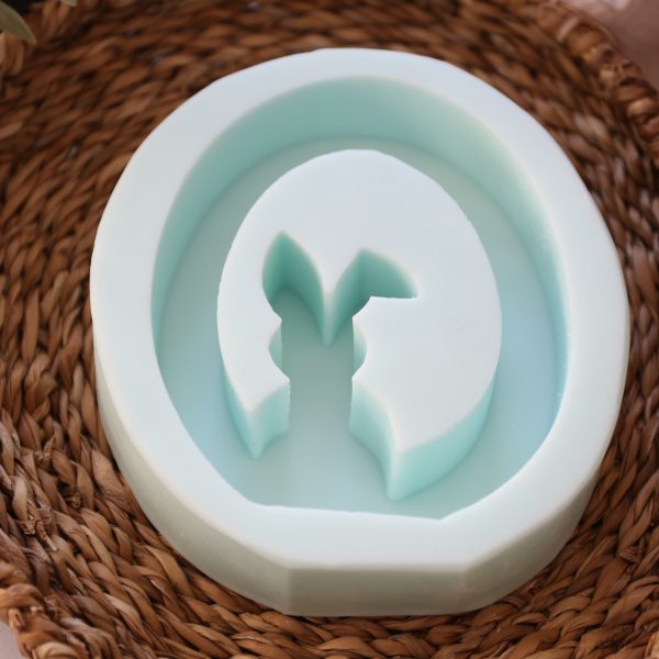 *Silikon-Gießform - Hase im Ei - Osterei in 2 Größen* – Bild 8