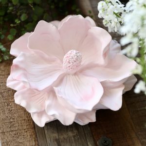 *Silikon - Gießform - Hibiskusblüte - aufgeblühte Blüte*