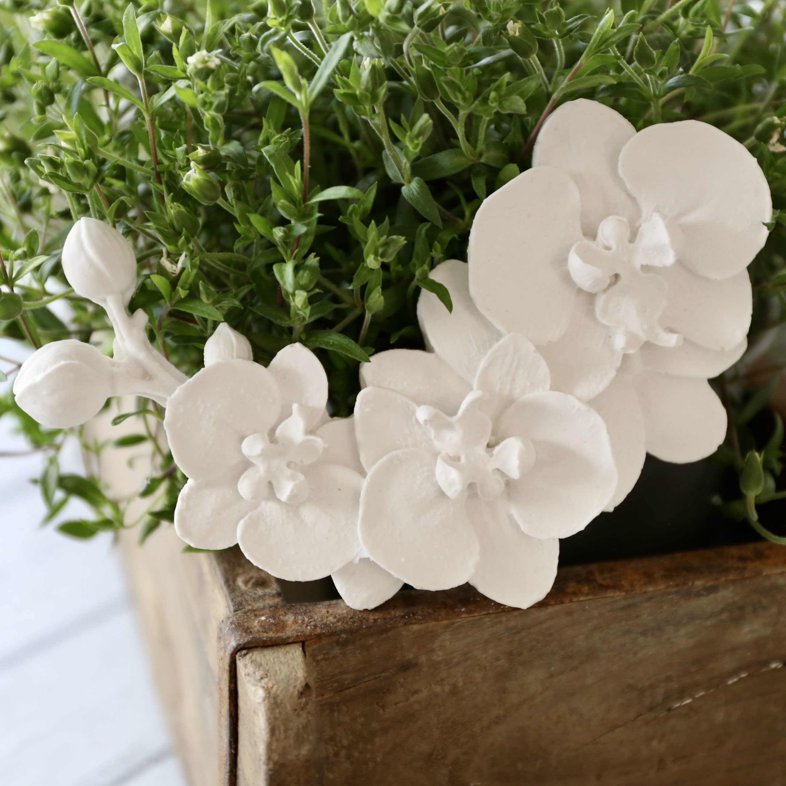*Silikon-Gießform - Wunderschöne Orchidee - Blumenranke - Blüten* – Bild 2