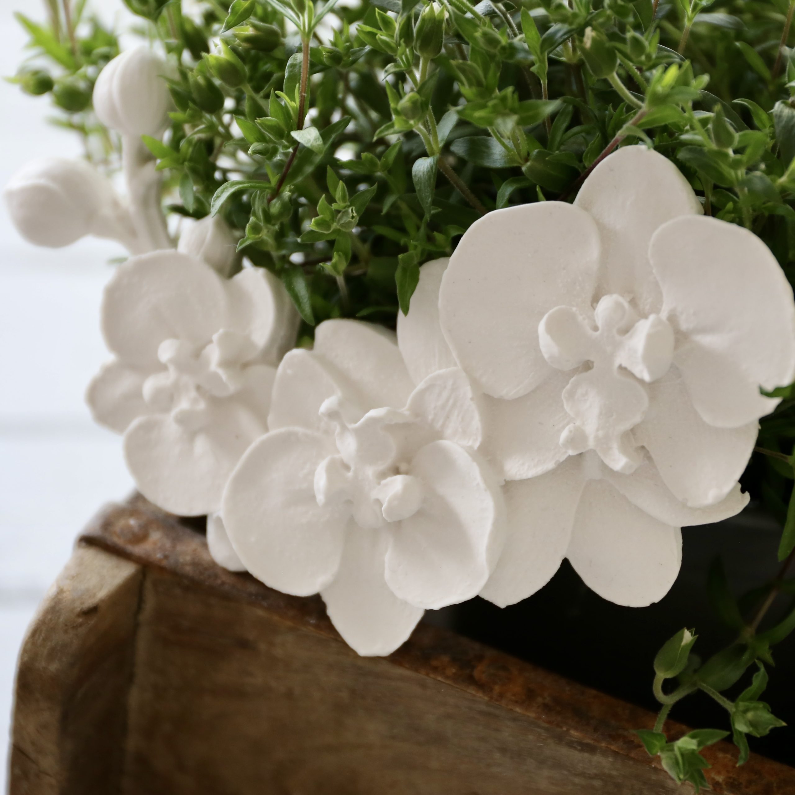 *Silikon-Gießform - Wunderschöne Orchidee - Blumenranke - Blüten* – Bild 3