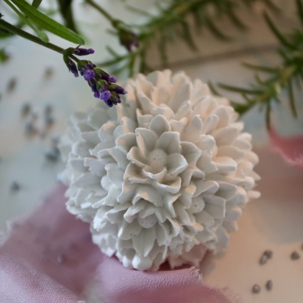 Silikon - Gießform - Blumenkugel - Blüte – Bild 3