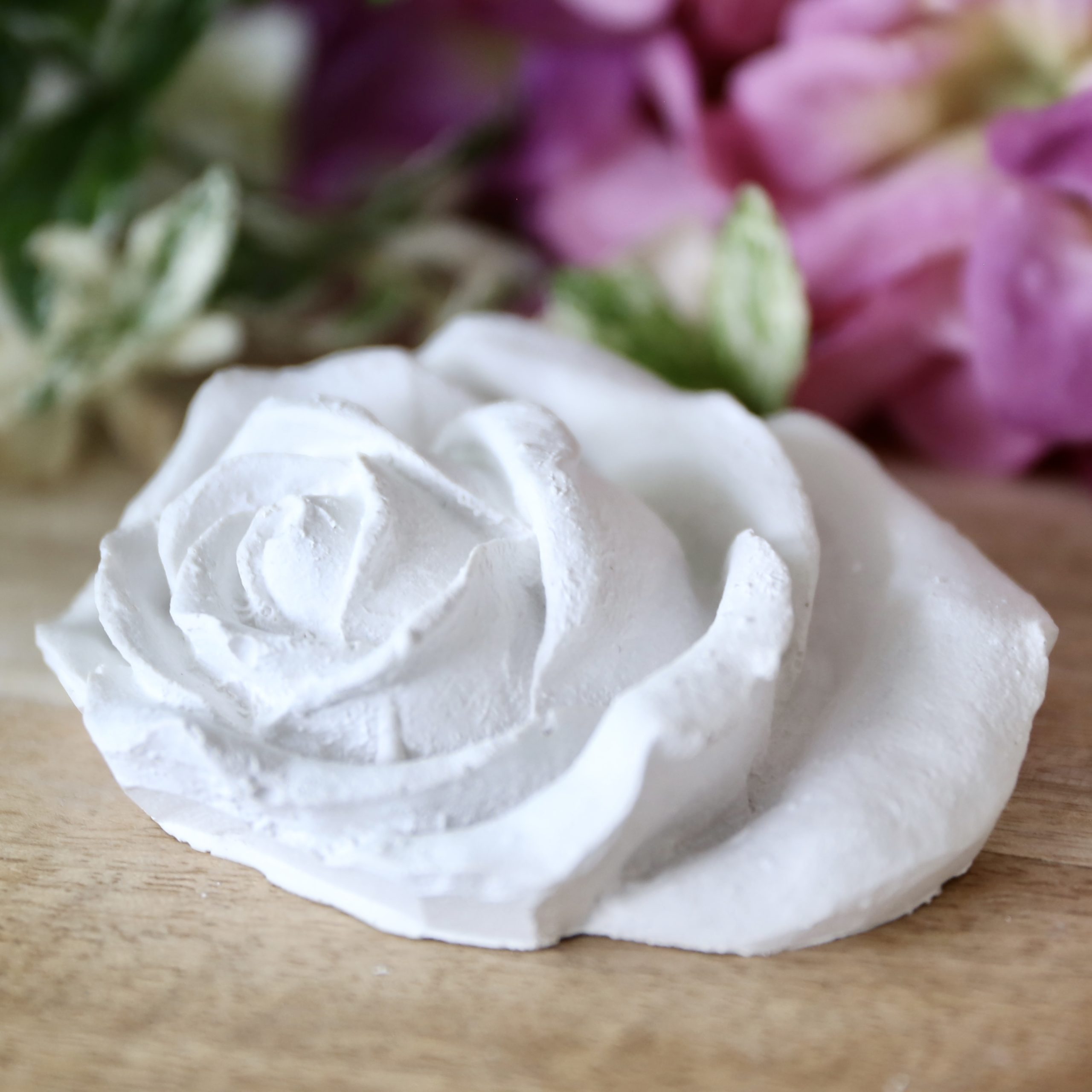 *Silikon - Gießform - Blüten - Blumen - Flach - Rose* – Bild 4