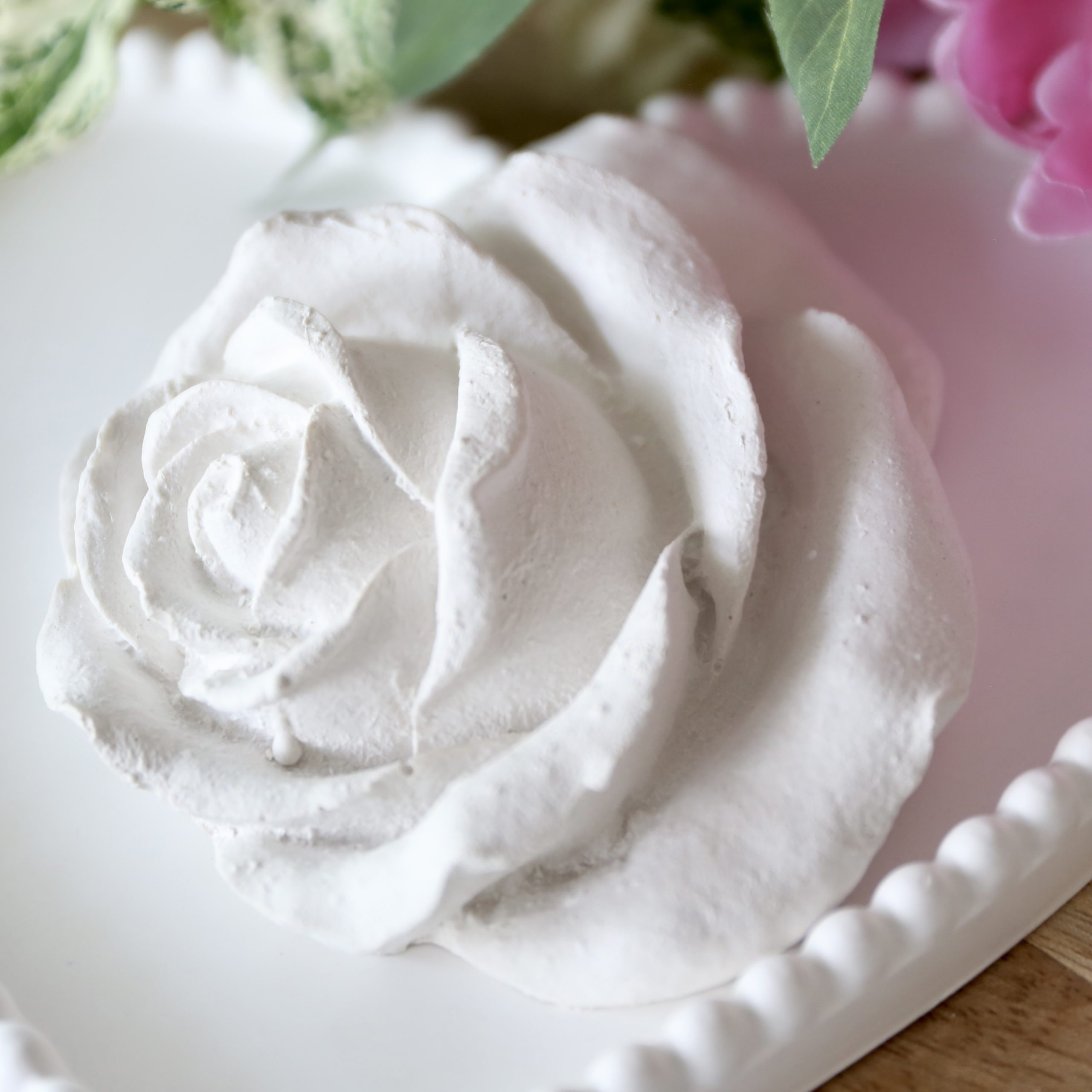 *Silikon - Gießform - Blüten - Blumen - Flach - Rose* – Bild 7