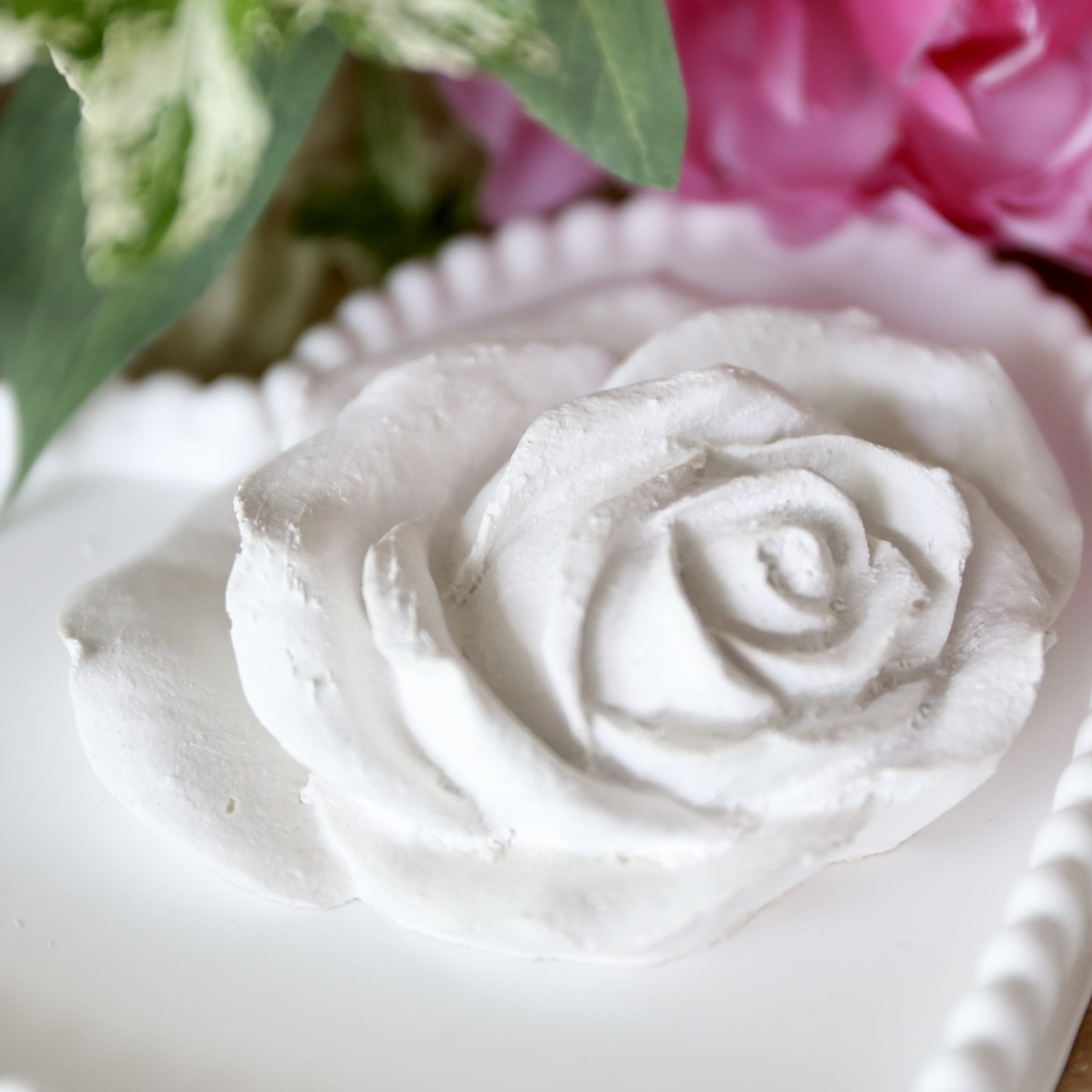 *Silikon - Gießform - Blüten - Blumen - Flach - Rose* – Bild 11