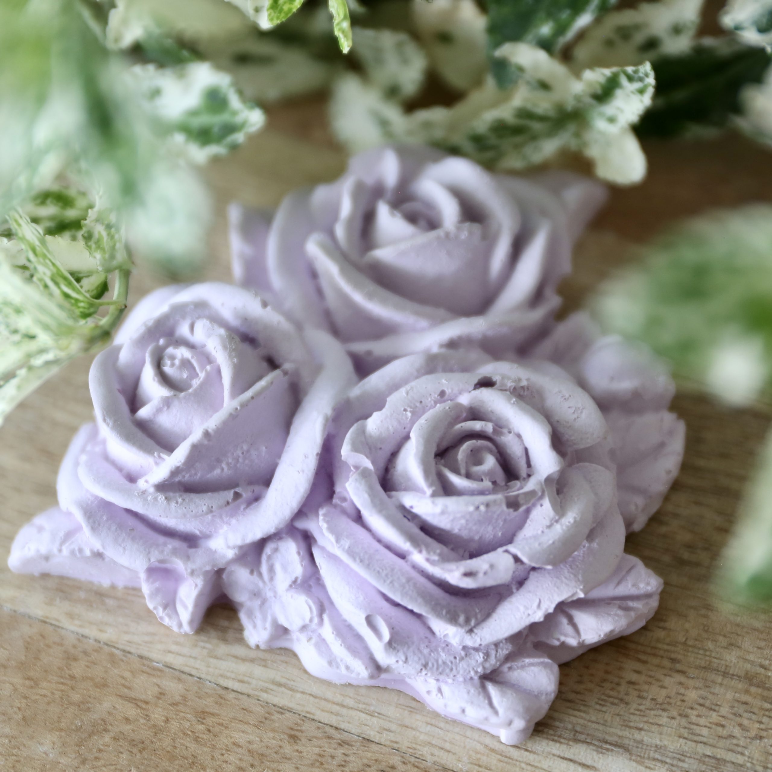 *Silikon-Gießform - Blüten - Blumen - Rosenblüten - Rosenbouquet* – Bild 10