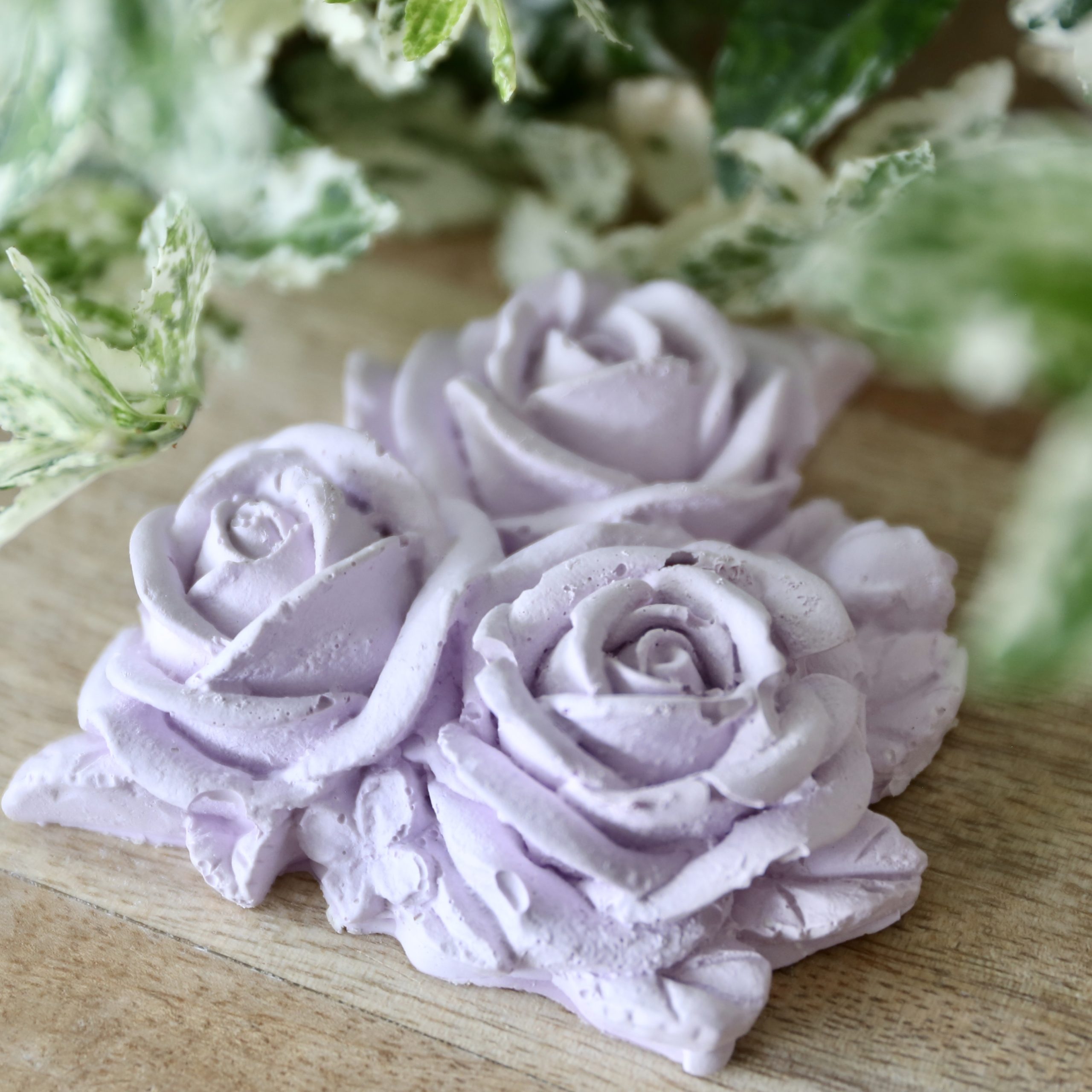 *Silikon-Gießform - Blüten - Blumen - Rosenblüten - Rosenbouquet* – Bild 11
