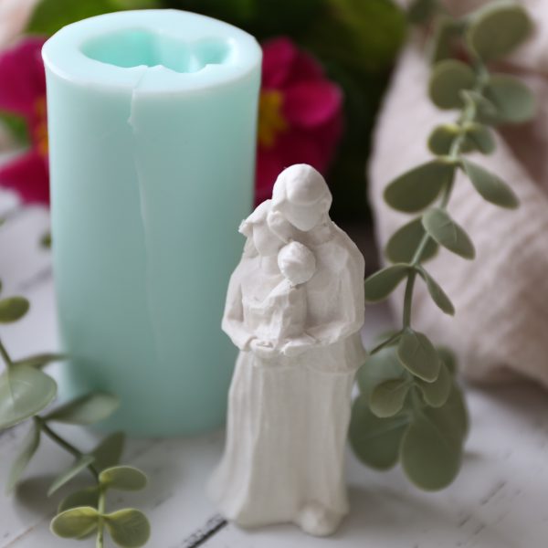 *Silikon - Gießform - Figuren Familie - Hochzeit in Schnitzoptik* – Bild 32