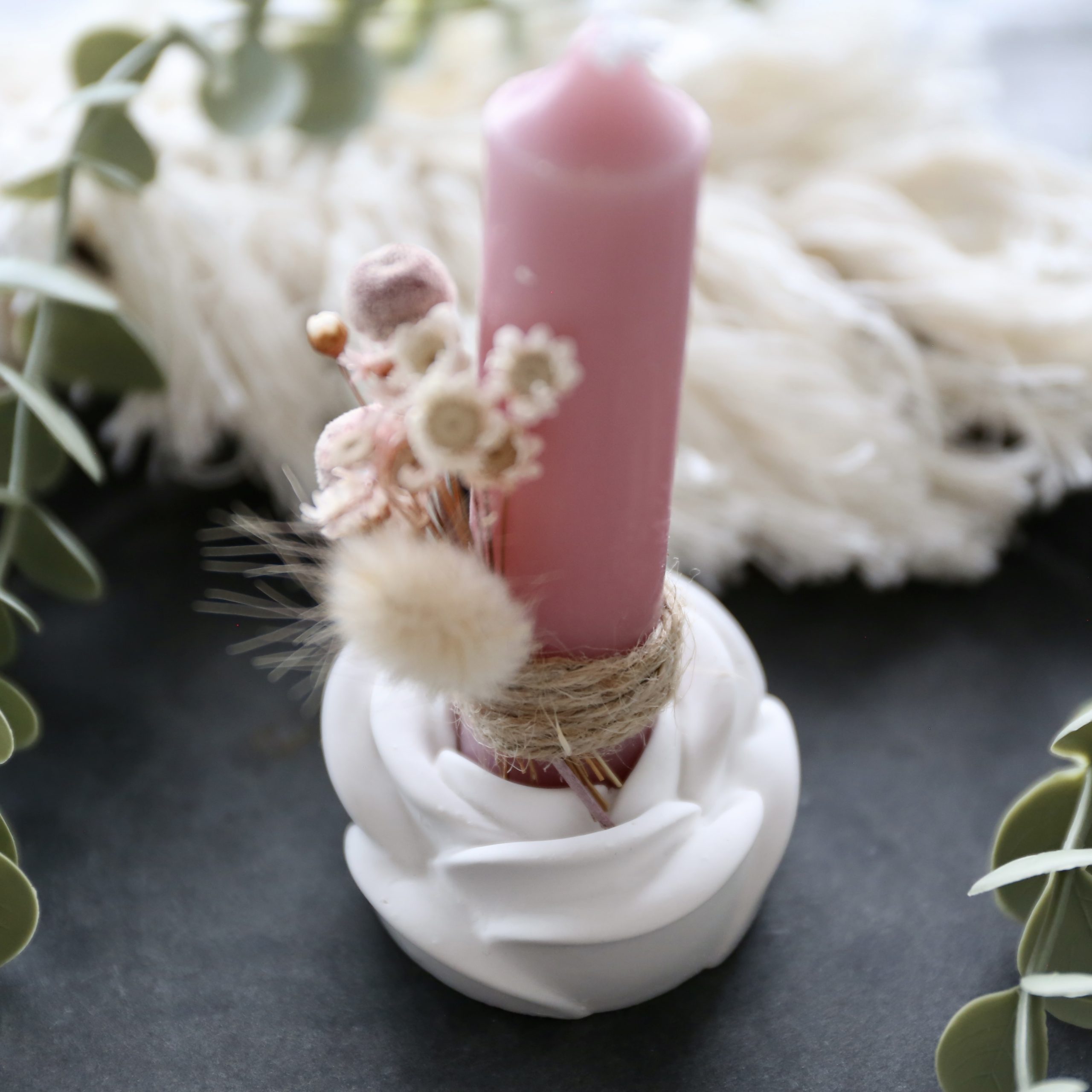 *Silikon - Gießform - Rose geschlossen / Kerzenhalter* – Bild 15