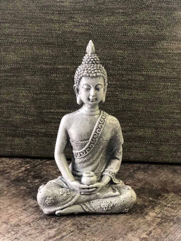 Buddha  8,5 cm hoch Form Latex Figur Beton Deko 90132 Latexform R 