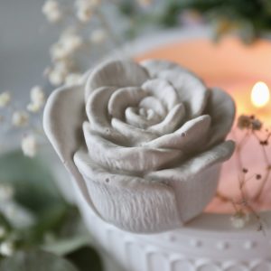 *Silikon - Gießform - Kleine Rosenblüte - Blüte - Rose*