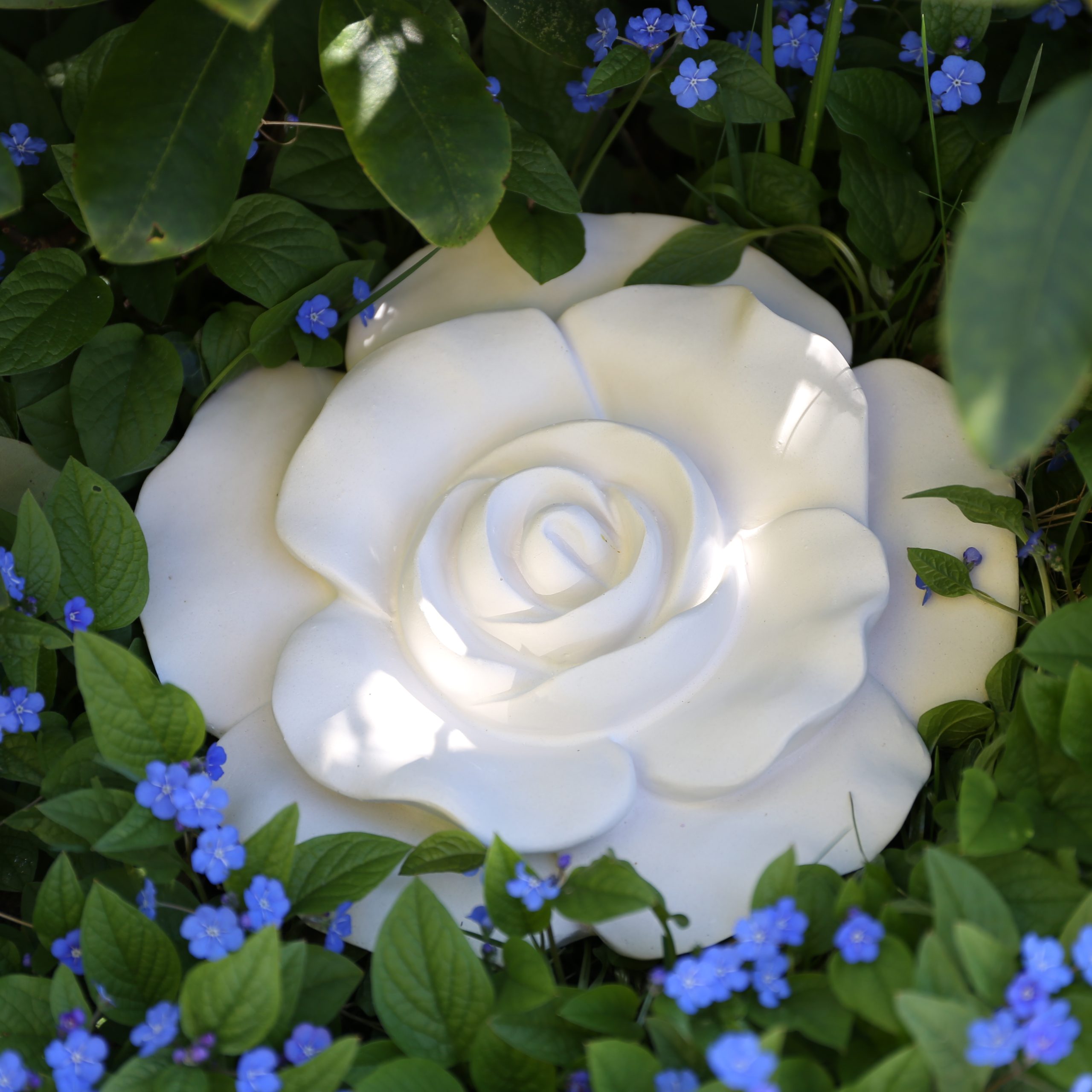Silikon - Gießform - Rosenblüte - Blütendeko - Mit und ohne Kerze – Bild 38