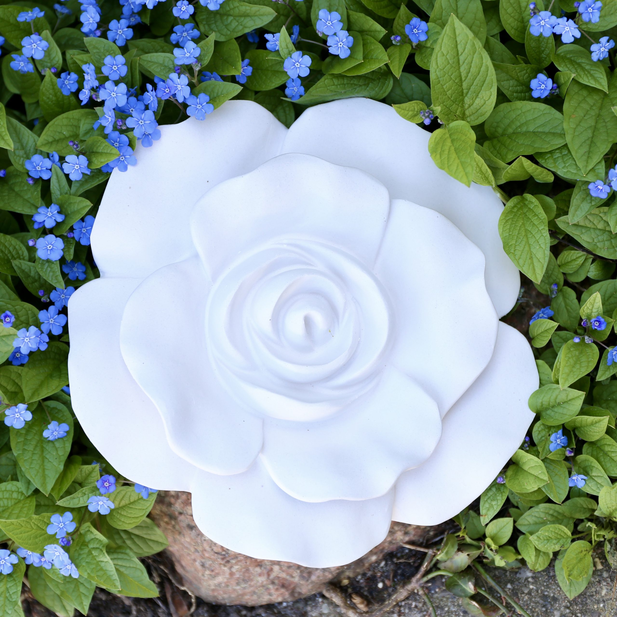 Silikon - Gießform - Rosenblüte - Blütendeko - Mit und ohne Kerze – Bild 40