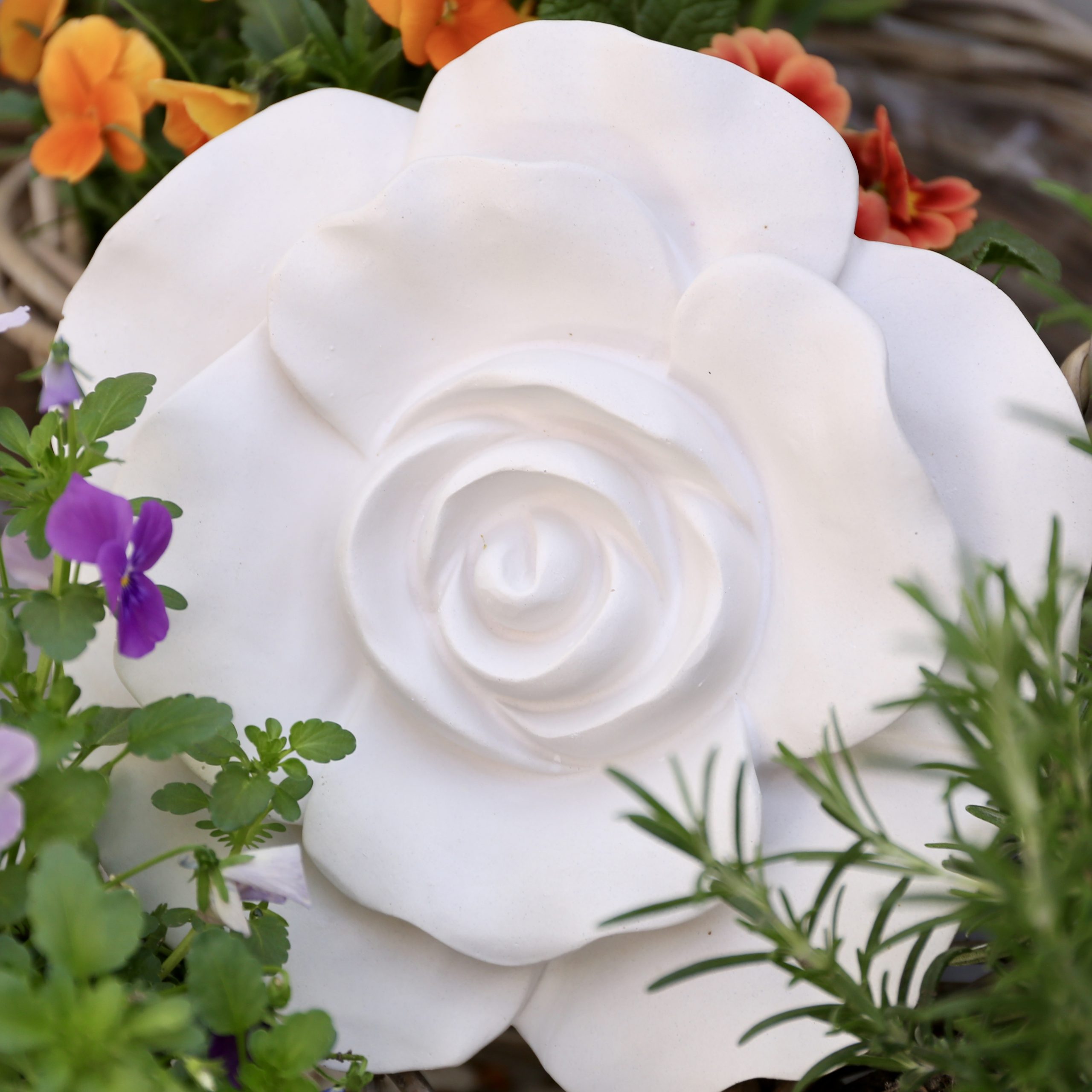 Silikon - Gießform - Rosenblüte - Blütendeko - Mit und ohne Kerze – Bild 41