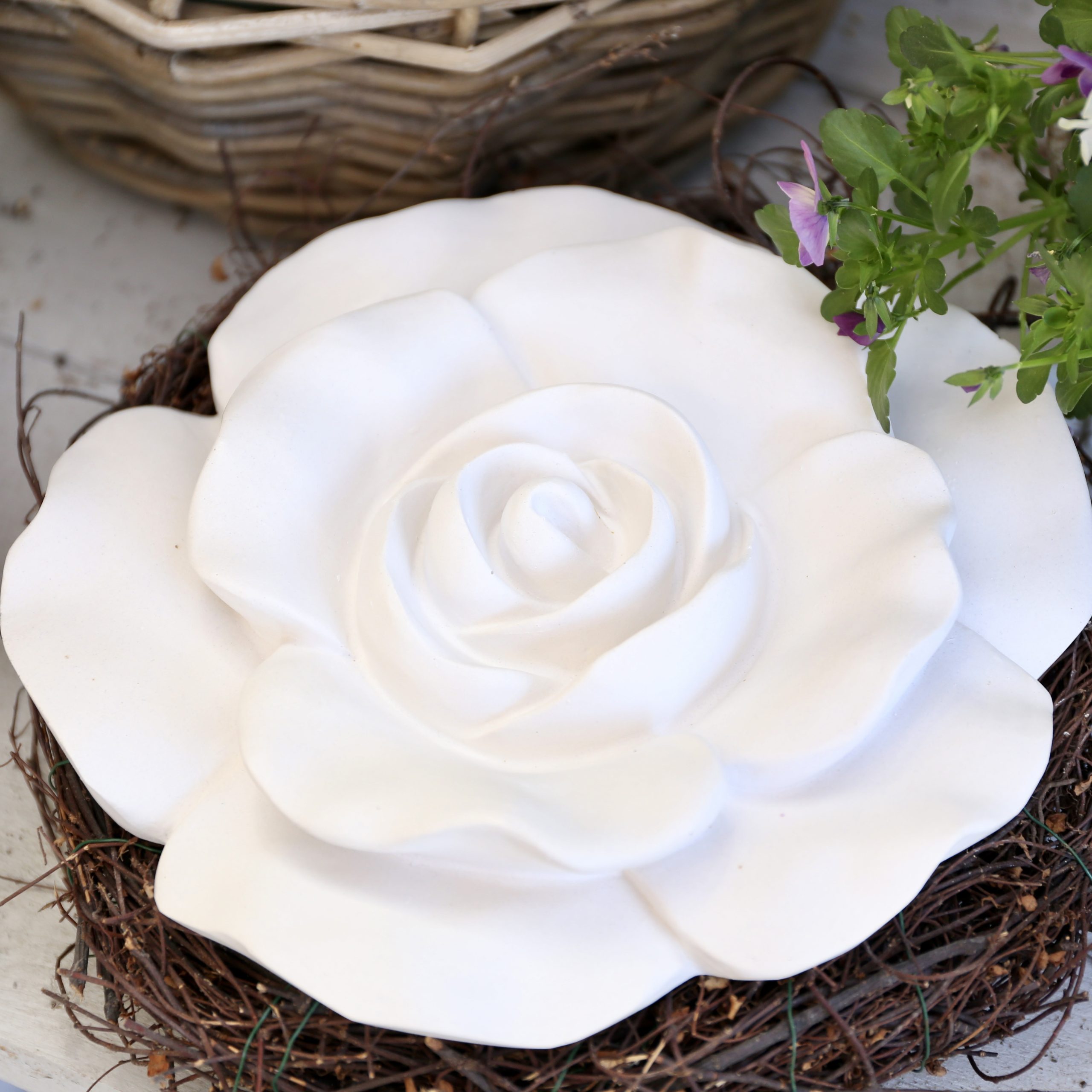 Silikon - Gießform - Rosenblüte - Blütendeko - Mit und ohne Kerze – Bild 42