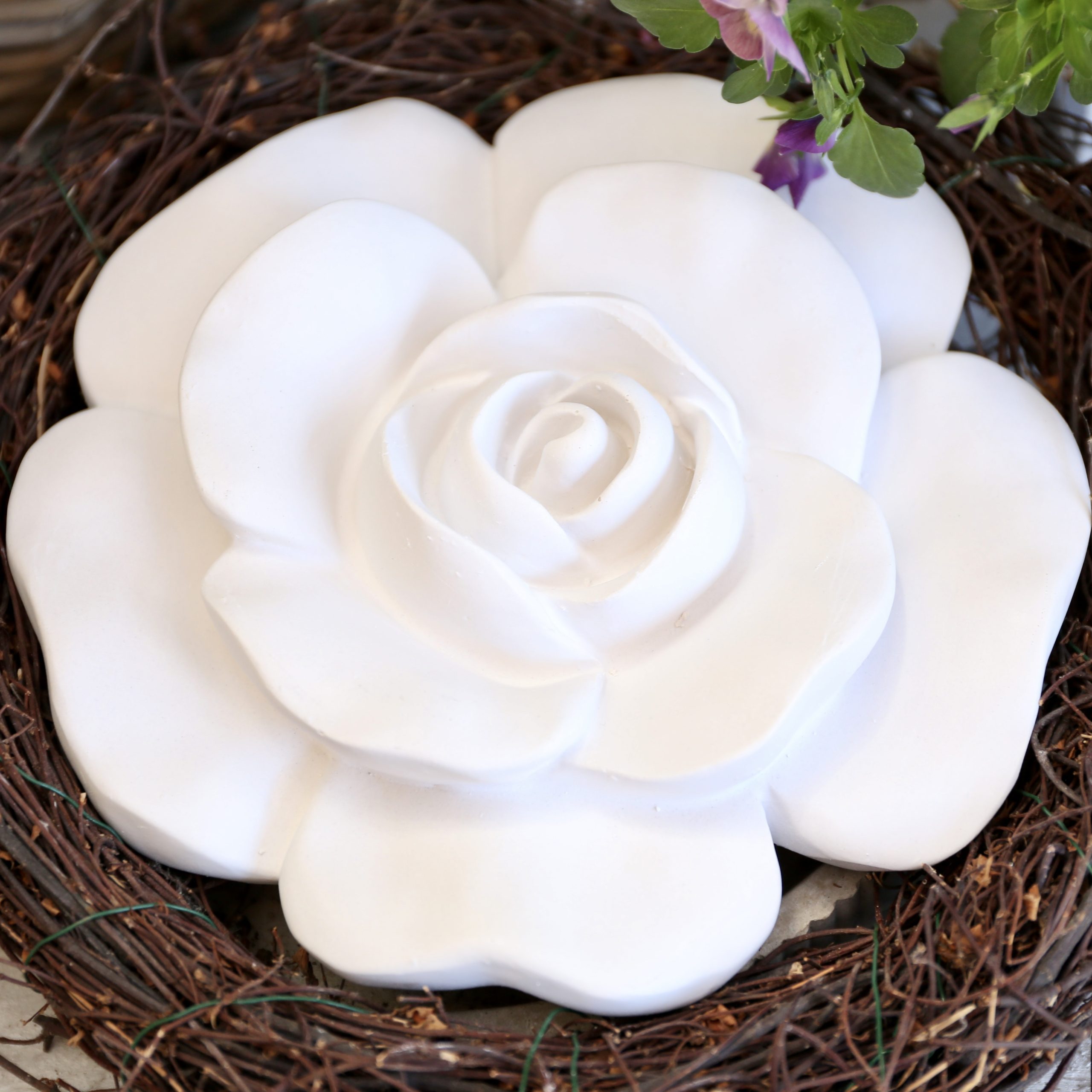 Silikon - Gießform - Rosenblüte - Blütendeko - Mit und ohne Kerze – Bild 46