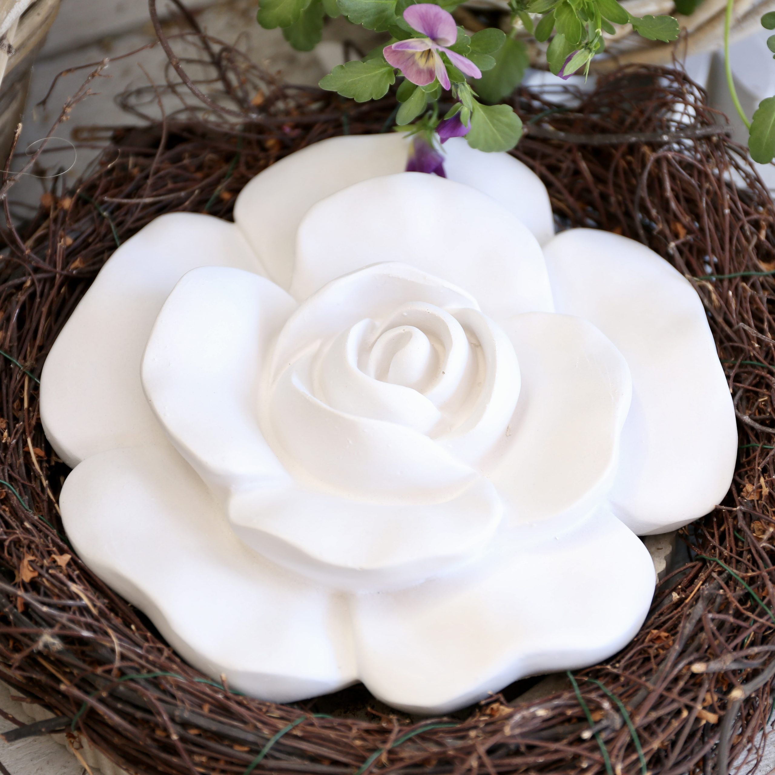 Silikon - Gießform - Rosenblüte - Blütendeko - Mit und ohne Kerze – Bild 47
