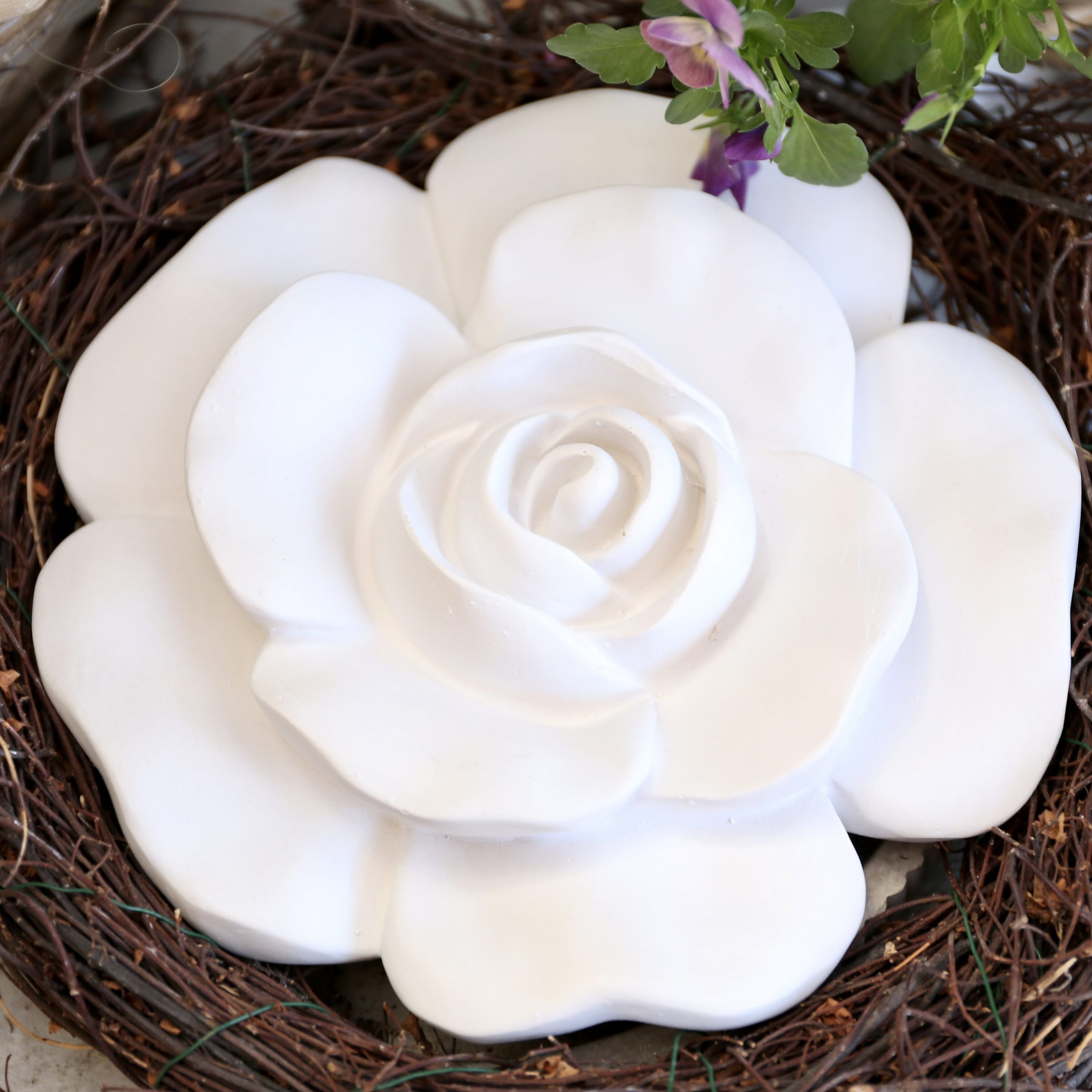 Silikon - Gießform - Rosenblüte - Blütendeko - Mit und ohne Kerze – Bild 48