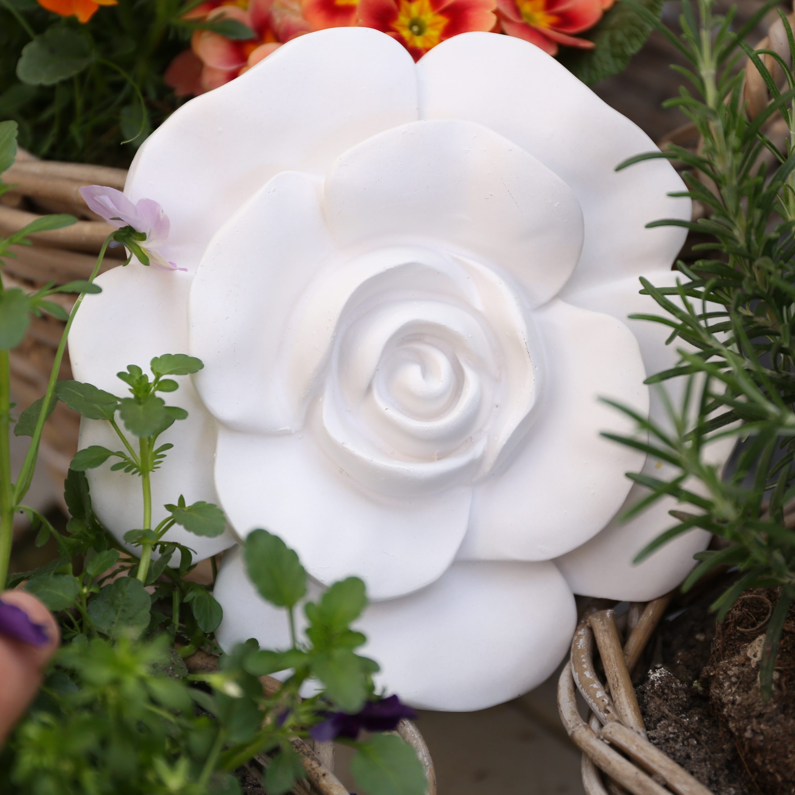 Silikon - Gießform - Rosenblüte - Blütendeko - Mit und ohne Kerze – Bild 51