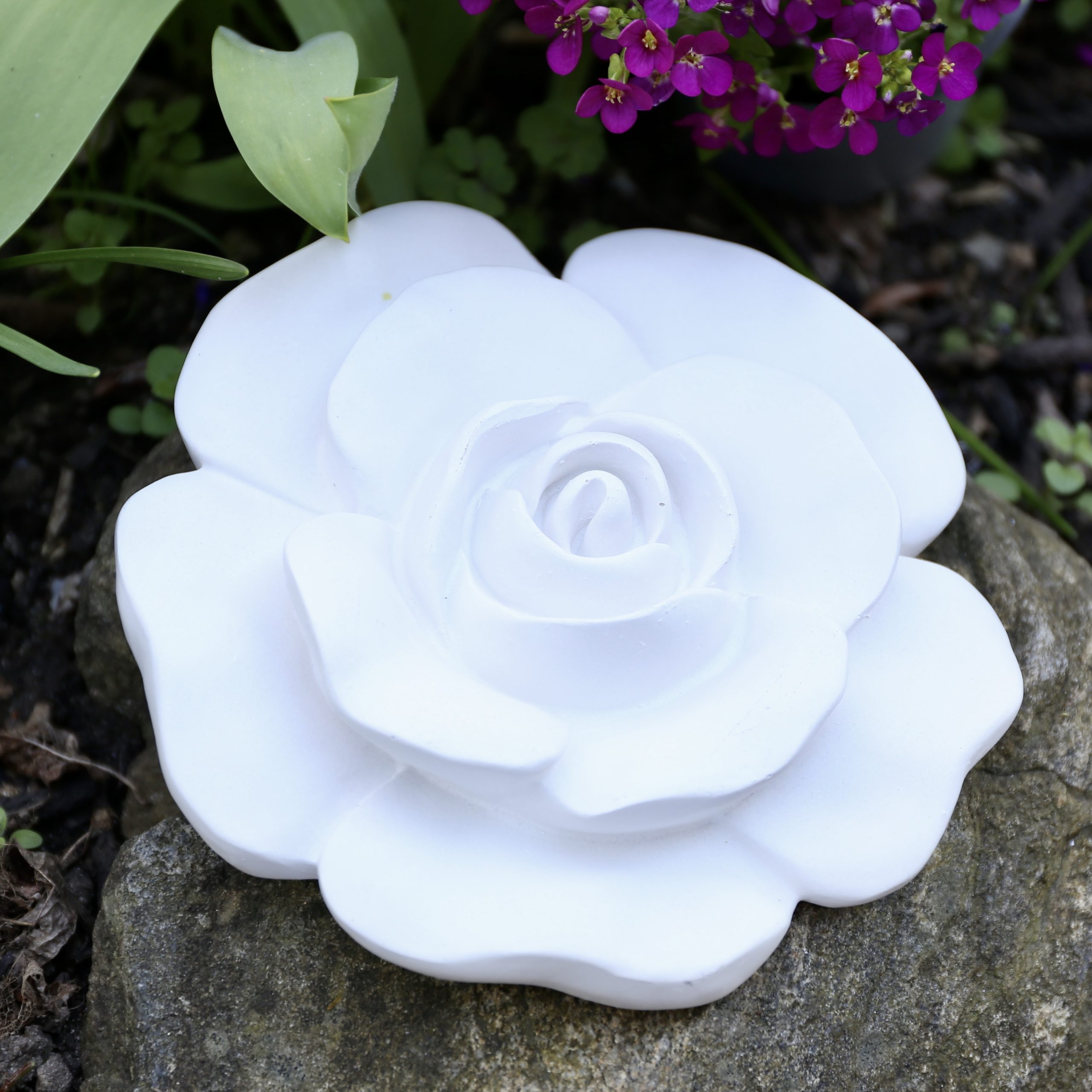 Silikon - Gießform - Rosenblüte - Blütendeko - Mit und ohne Kerze – Bild 55