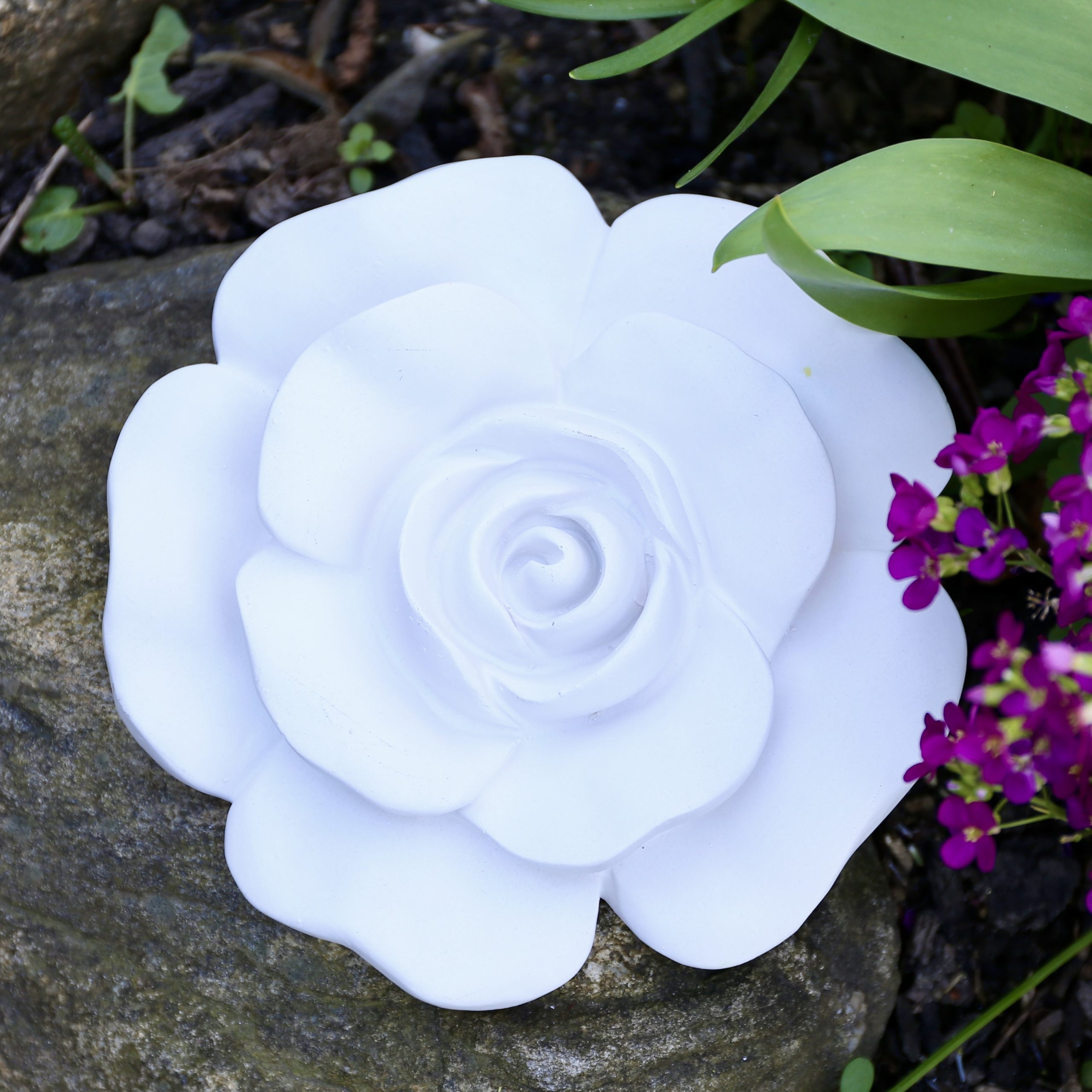 Silikon - Gießform - Rosenblüte - Blütendeko - Mit und ohne Kerze – Bild 56