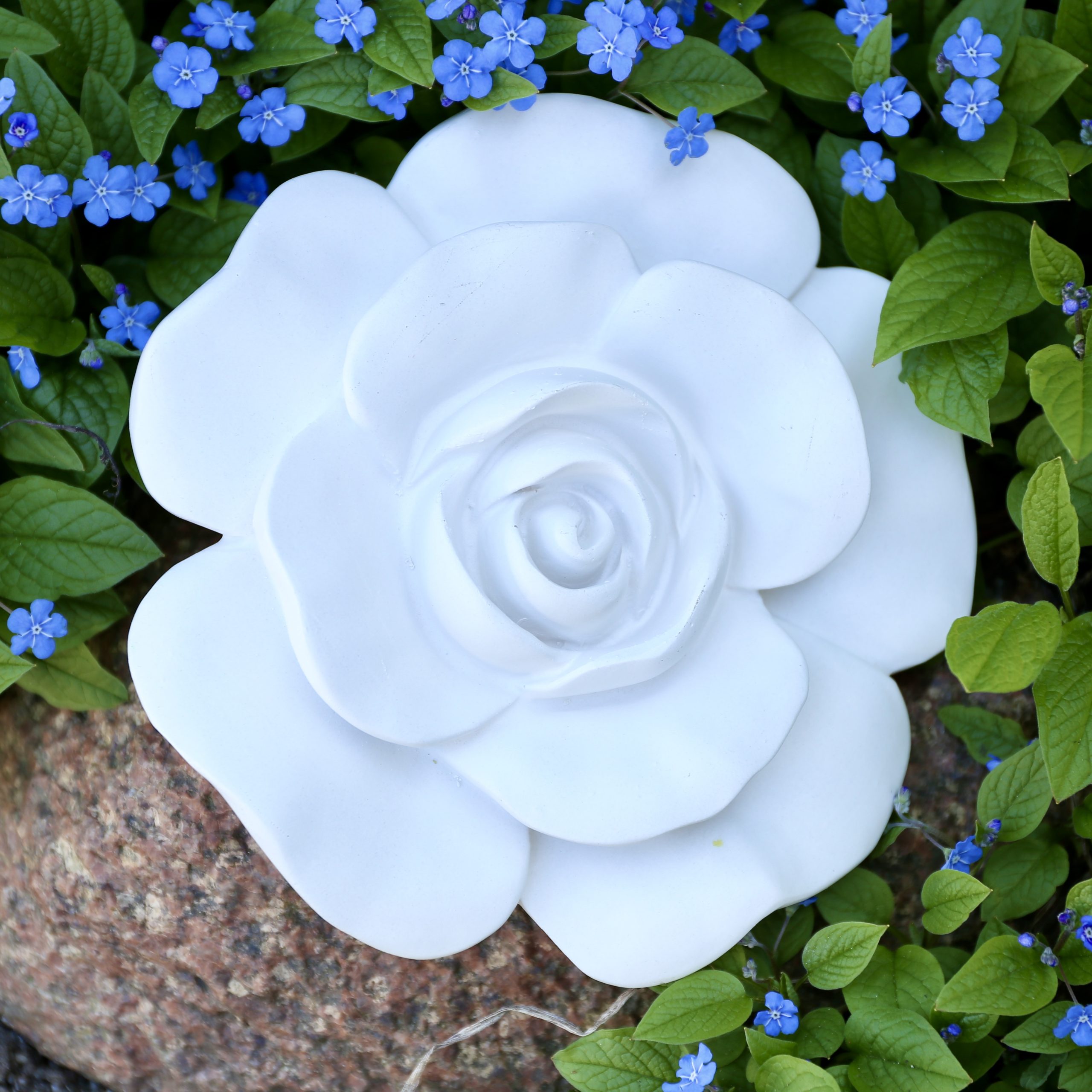 Silikon - Gießform - Rosenblüte - Blütendeko - Mit und ohne Kerze – Bild 58