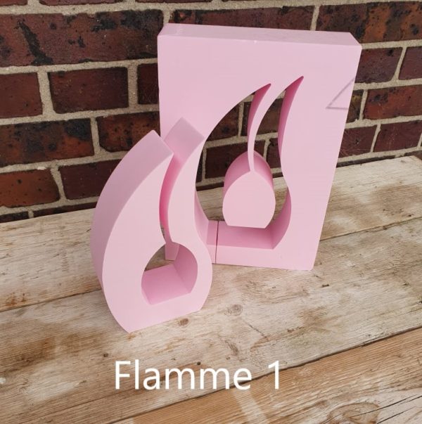 Styrodur - Beton - Giessform - Skulptur FLAMME No. 1 – Bild 4