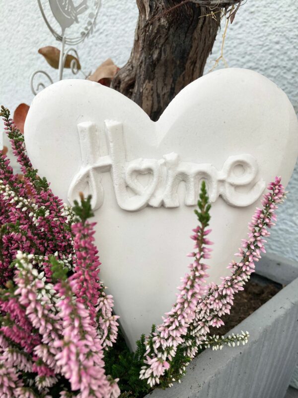 Silikon - Gießform - Herzen - "HOME und LOVE" - Pflanzstecker – Bild 5