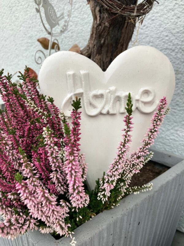 Silikon - Gießform - Herzen - "HOME und LOVE" - Pflanzstecker – Bild 9