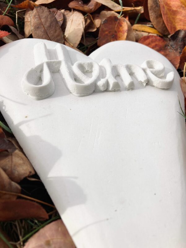 Silikon - Gießform - Herzen - "HOME und LOVE" - Pflanzstecker – Bild 11