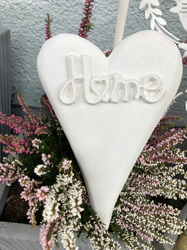 Silikon - Gießform - Herzen - "HOME und LOVE" - Pflanzstecker – Bild 13