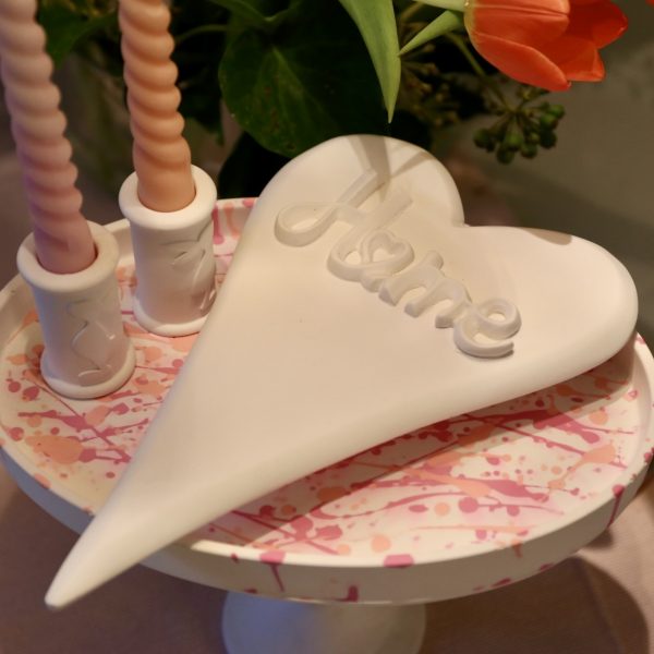 Silikon - Gießform - Herzen - "HOME und LOVE" - Pflanzstecker – Bild 17