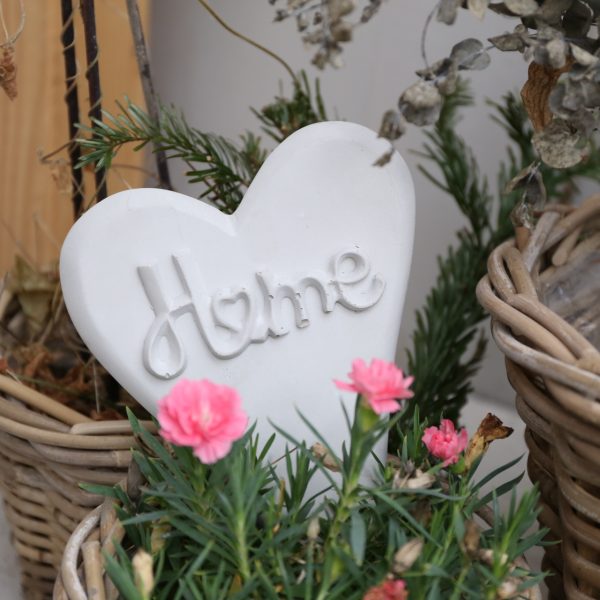 Silikon - Gießform - Herzen - "HOME und LOVE" - Pflanzstecker – Bild 18