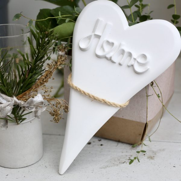 Silikon - Gießform - Herzen - "HOME und LOVE" - Pflanzstecker – Bild 21