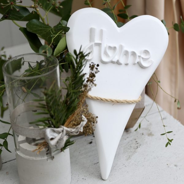 Silikon - Gießform - Herzen - "HOME und LOVE" - Pflanzstecker – Bild 22