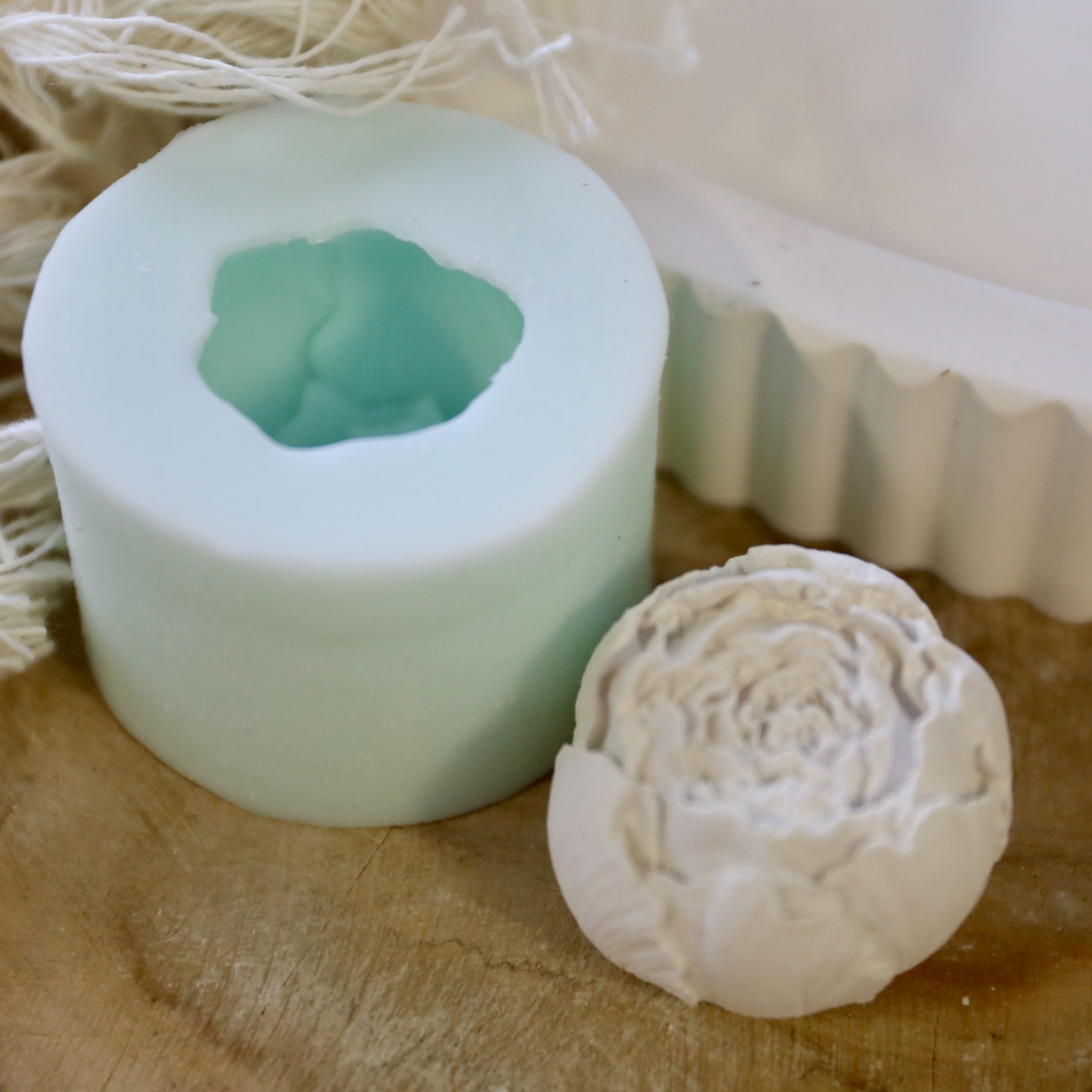 *Silikon - Gießform - Blüte - Ranunkel* – Bild 2