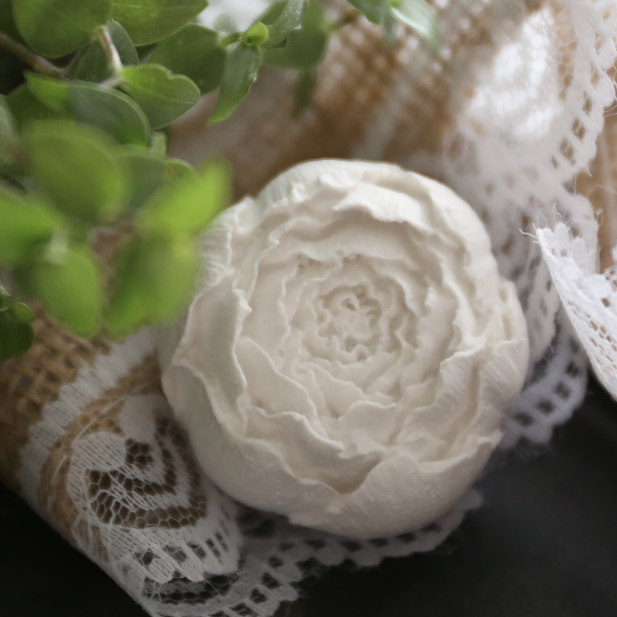 *Silikon - Gießform - Blüte - Ranunkel*