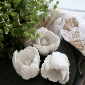 *Silikon-Gießform - Kleine Tulpenblüte - geöffnet*