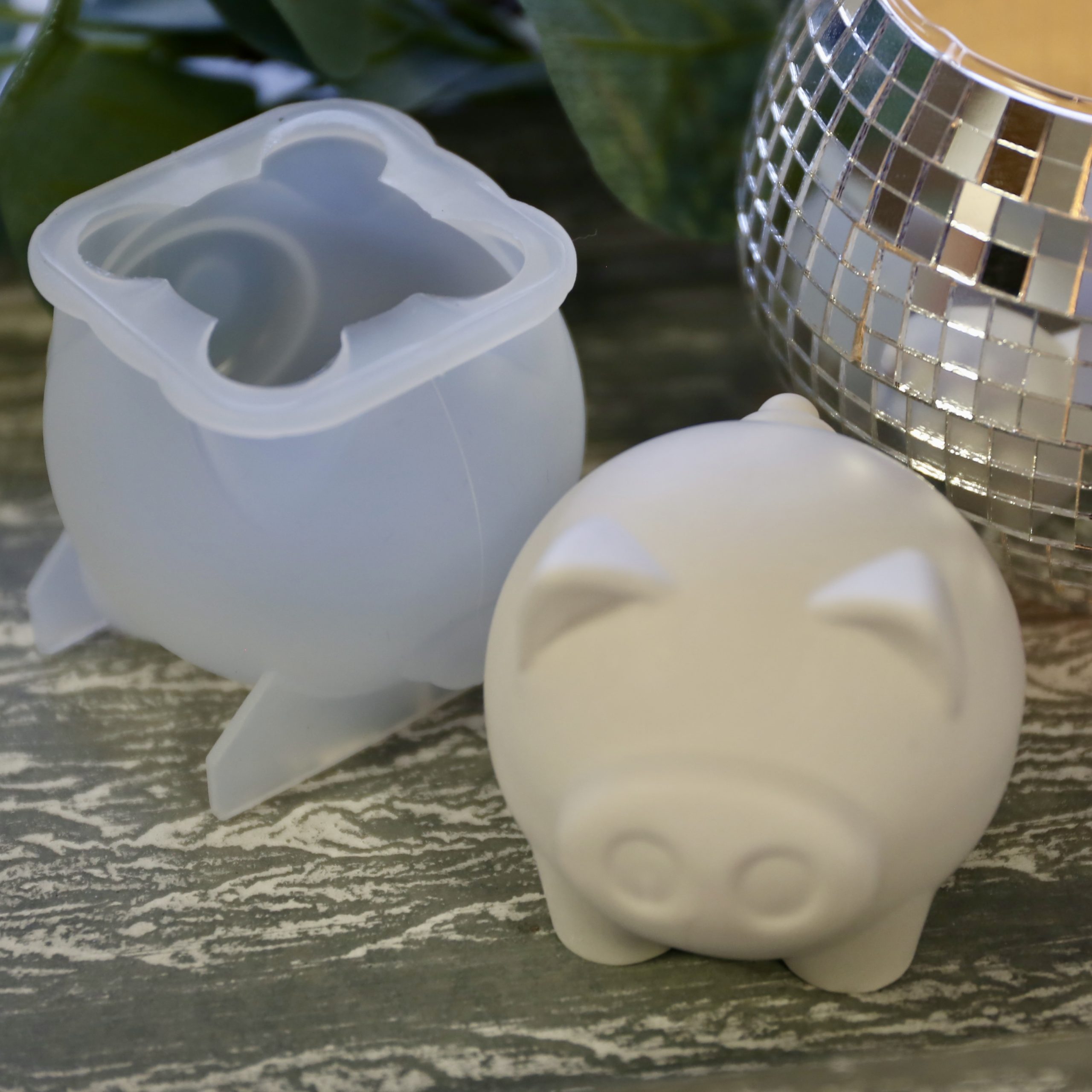 Silikon - Gießform - Mini Glücksschwein - hochwertiges Silikon – Bild 9