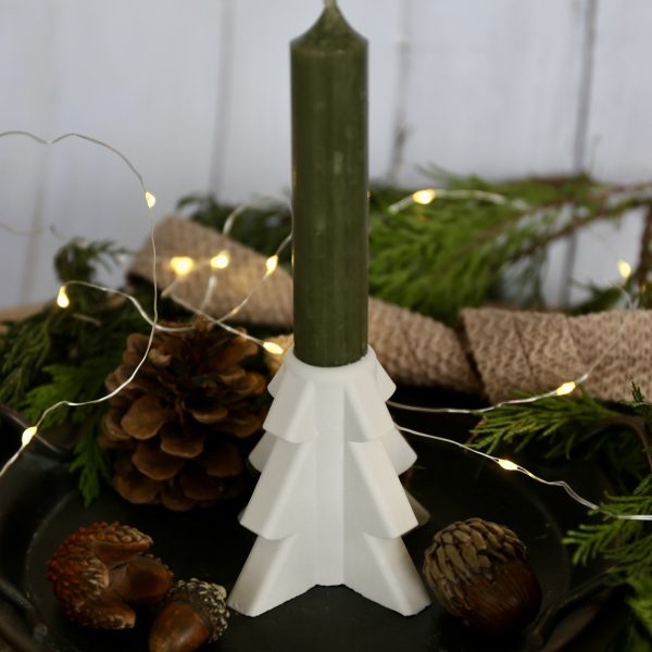 Silikon - Gießform - 3D Tannenbaum - Kerzenhalter - für Stabkerzen – Bild 9