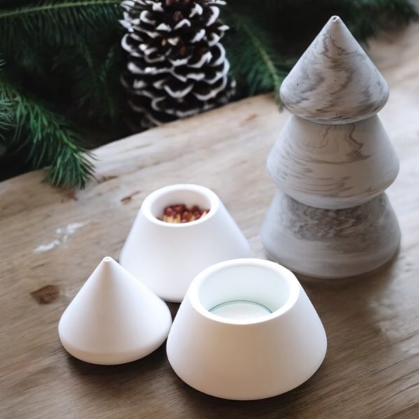 Silikon - Gießform - Tannenbaum zum Stapeln - 3 Teile - toll für Kerzenwachs – Bild 7