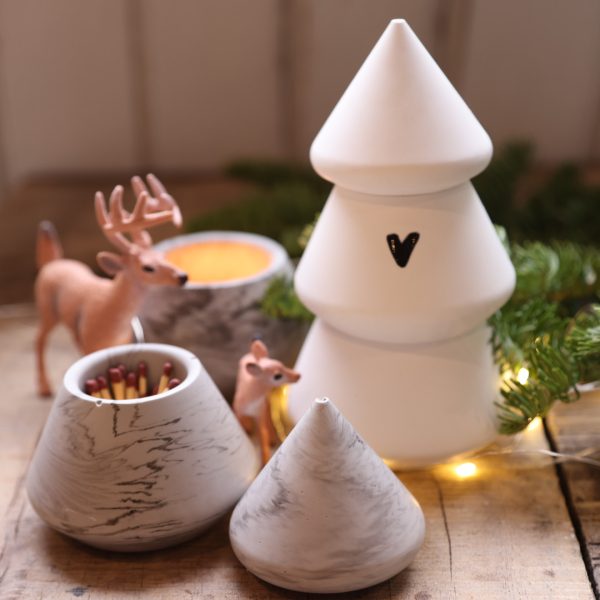 Silikon - Gießform - Tannenbaum zum Stapeln - 3 Teile - toll für Kerzenwachs – Bild 13