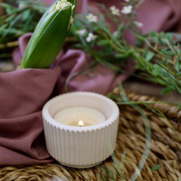 Silikon - Gießform - Mini Kerzenhalter - elegante Streifen - 2 Varianten – Bild 8