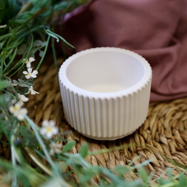 Silikon - Gießform - Mini Kerzenhalter - elegante Streifen - 2 Varianten – Bild 5