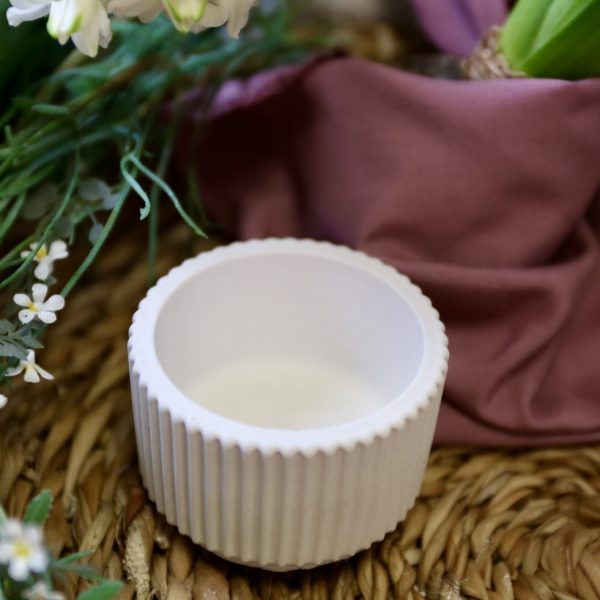 Silikon - Gießform - Mini Kerzenhalter - elegante Streifen - 2 Varianten – Bild 6