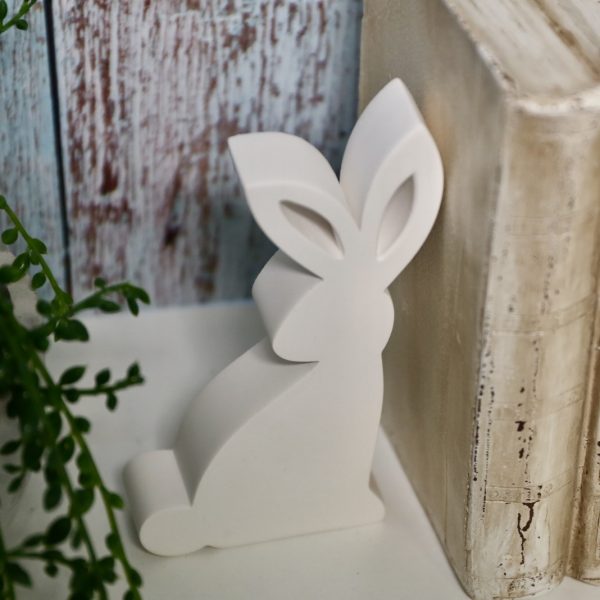 Silikon - Gießform - Elegante Osterhasen - Buchstützen – Bild 2