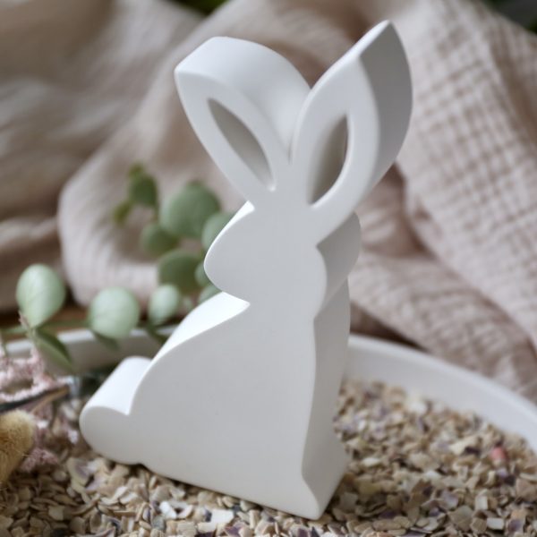 Silikon - Gießform - Elegante Osterhasen - Buchstützen – Bild 4
