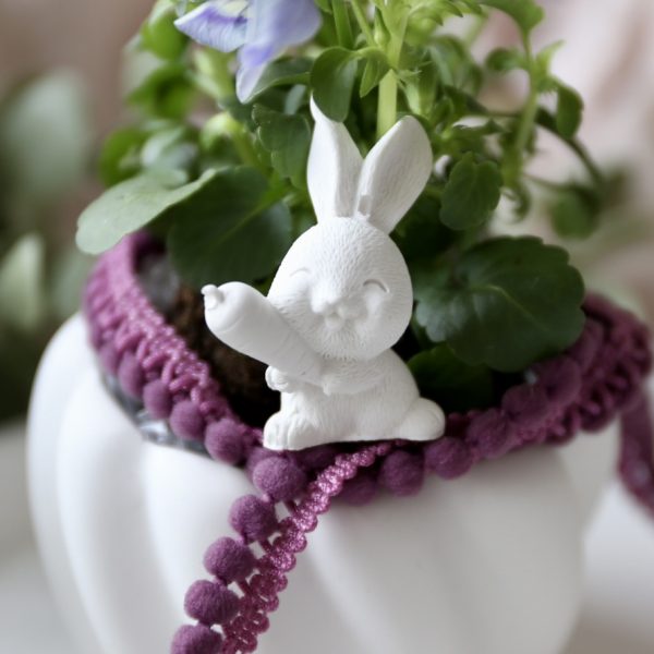 Silikon - Gießform - Süßer Mini Osterhase mit Karotte - Möhre – Bild 6